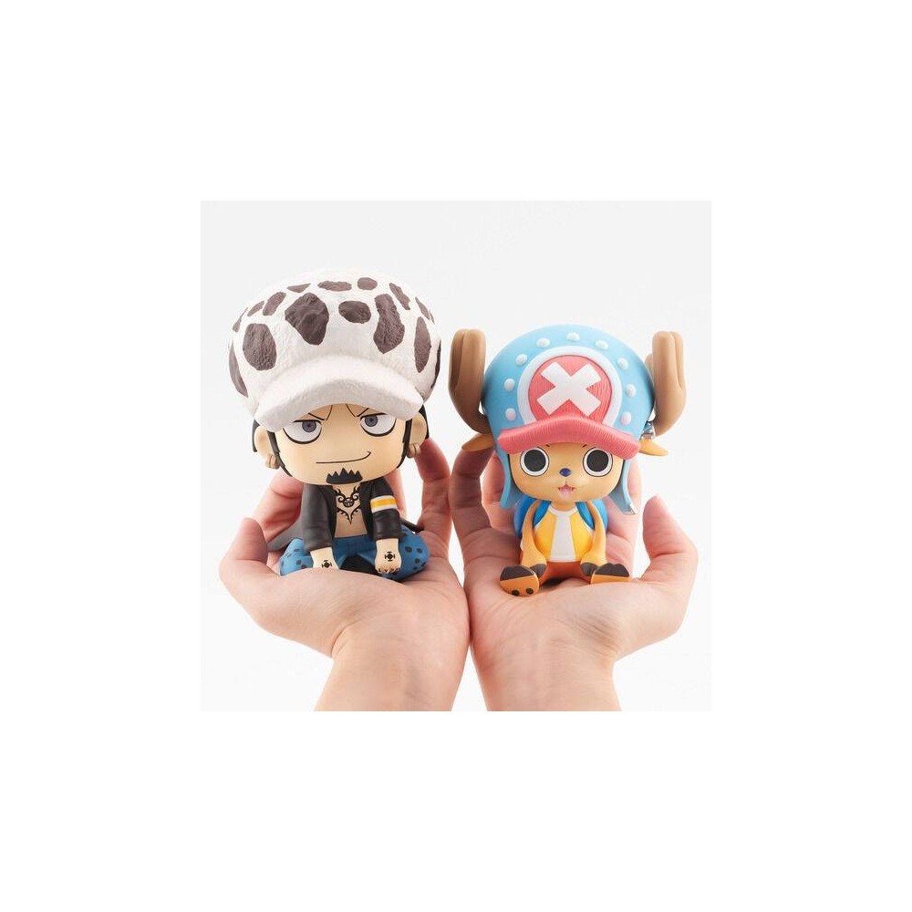 MEGAHOUSE ONE PIECE LOOK UP TRAFALGAR LAW AND CHOPPER LIMITED VER MINI FIGURES