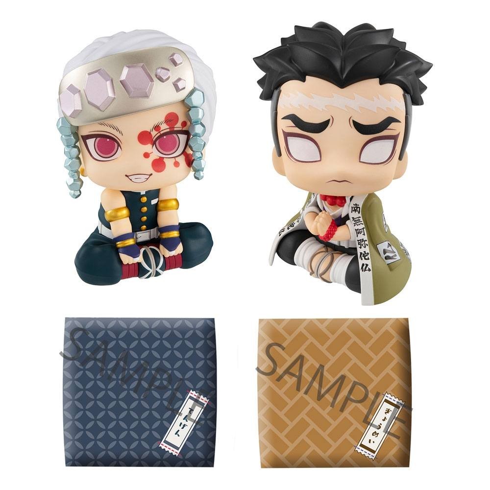 MEGAHOUSE LOOK UP DEMON SLAYER GYOMEI AND UZUI LIMITED VER MINI FIGURES