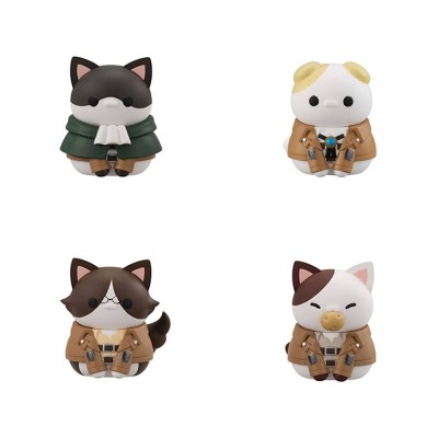 ATTACK ON TITAN TRADING FIGURE MEGA CAT PROJECT GATHERING SCOUT REGIMENT DANYAN SPECIAL SET 9-PACK MINI FIGURES MEGAHOUSE