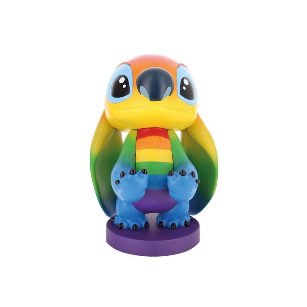 EXQUISITE GAMING LILO AND STITCH CABLE GUY RAINBOW STITCH STATUE 20CM FIGURE