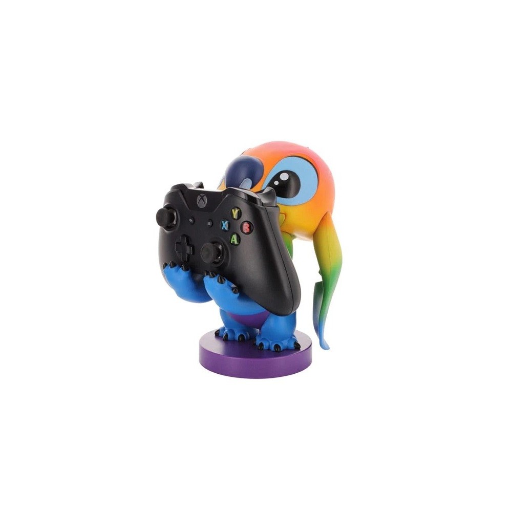 EXQUISITE GAMING LILO AND STITCH CABLE GUY RAINBOW STITCH STATUE 20CM FIGURE
