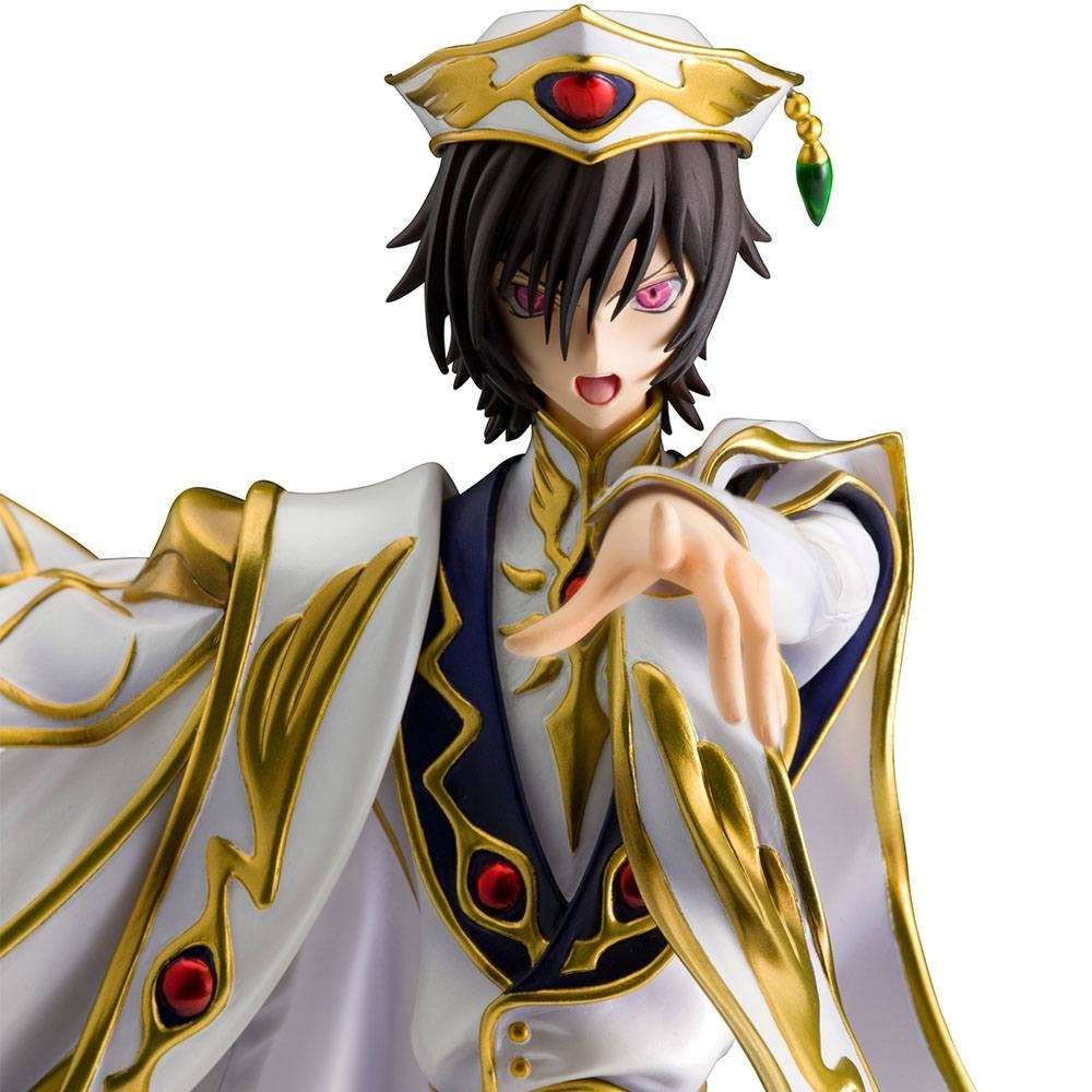 CODE GEASS LELOUCH OF THE REBELLION - LELOUCH VI BRITANNIA GEM STATUA 23 CM FIGURE MEGAHOUSE