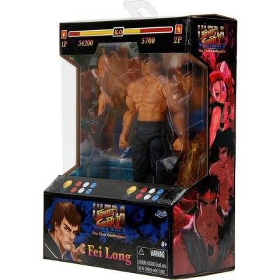 JADA TOYS ULTRA STREET FIGHTER II FEI LONG ACTION FIGURE