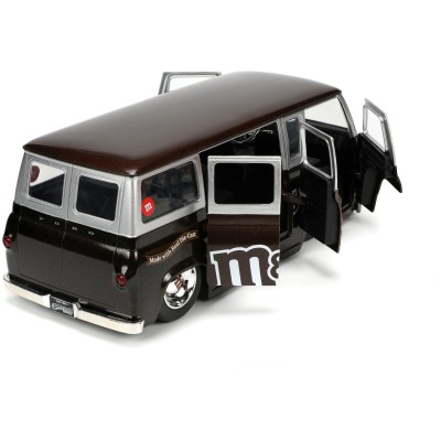 M&M'S 1965 FORD ECONOLINE WITH RED FIGURE DIE CAST 1/24 MODEL JADA TOYS