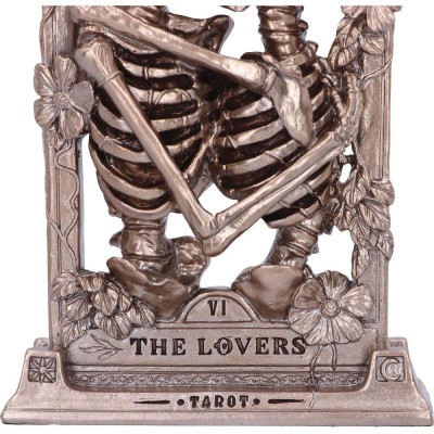 THE LOVERS BRONZE GOTHIC SKELETON ORNAMENT FIGURE NEMESIS NOW