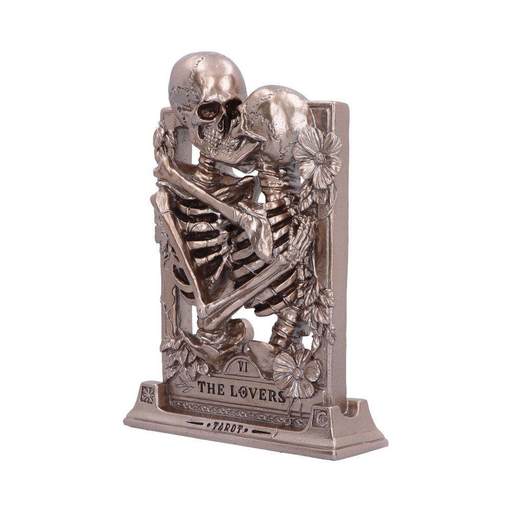 THE LOVERS BRONZE GOTHIC SKELETON ORNAMENT FIGURE NEMESIS NOW