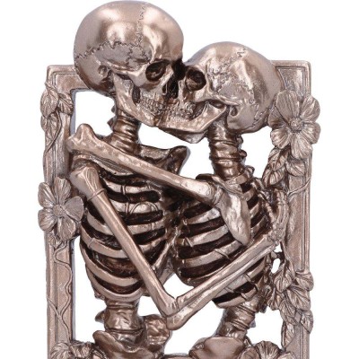 THE LOVERS BRONZE GOTHIC SKELETON ORNAMENT FIGURE NEMESIS NOW