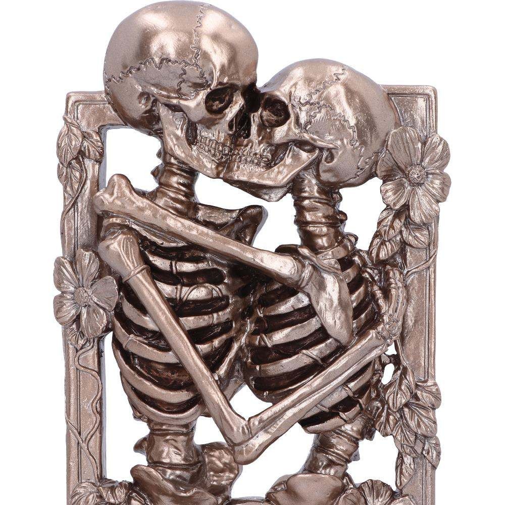 THE LOVERS BRONZE GOTHIC SKELETON ORNAMENT FIGURE NEMESIS NOW