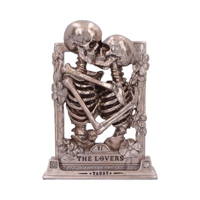 THE LOVERS BRONZE GOTHIC SKELETON ORNAMENT FIGURE NEMESIS NOW