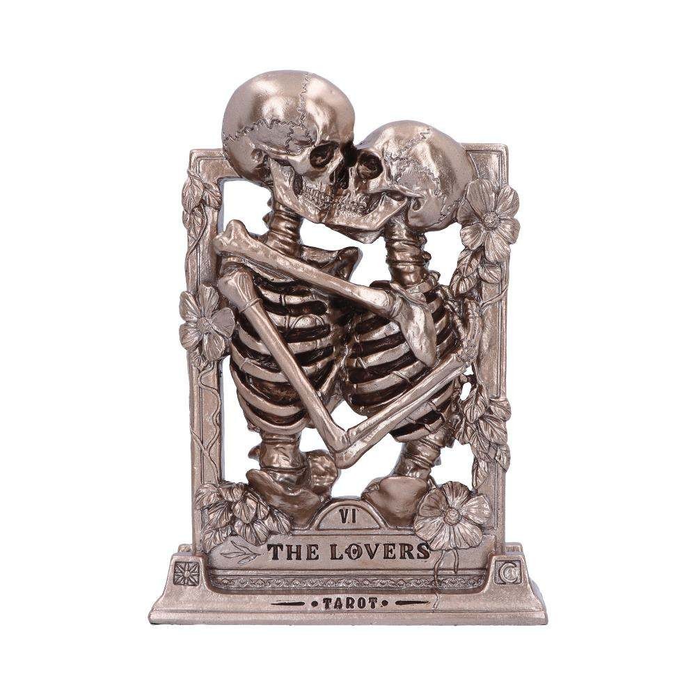 THE LOVERS BRONZE GOTHIC SKELETON ORNAMENT FIGURE NEMESIS NOW