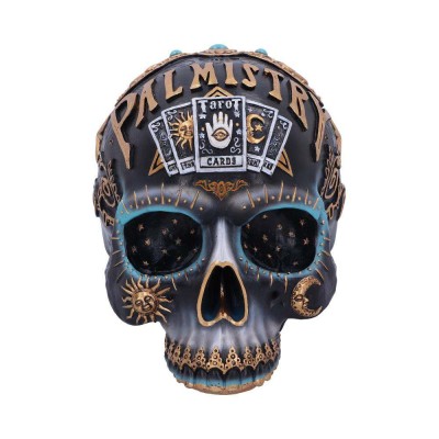 NEMESIS NOW DESTINY PALMISTRY SKULL ORNAMENT FIGURE