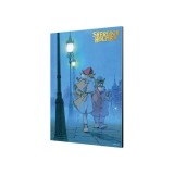 SHERLOCK HOLMES AND WATSON STAMPA SU LEGNO 35X50CM SEMIC