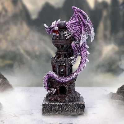 NEMESIS NOW GUARDIAN OF THE TOWER PURPLE DRAGON FIGURE