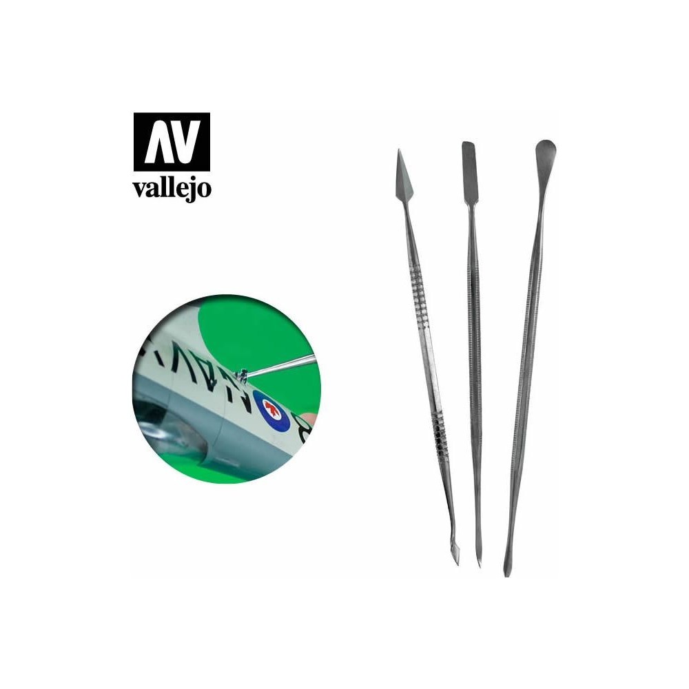 VALLEJO STAINLESS STEEL CARVERS SET