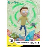 D-STAGE 149 RICK AND MORTY RICK STATUA FIGURE DIORAMA BEAST KINGDOM