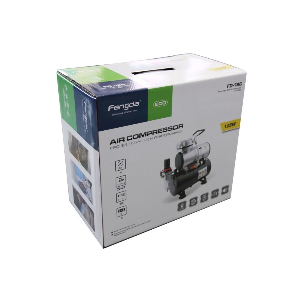 FENGDA AS-186 AIR COMPRESSOR MINI COMPRESSORE VALLEJO