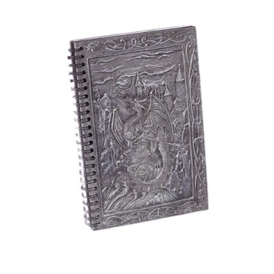 NEMESIS NOW DRAGONS KINGDOM RESIN COVER JOURNAL A5 WIRED NOTEBOOK