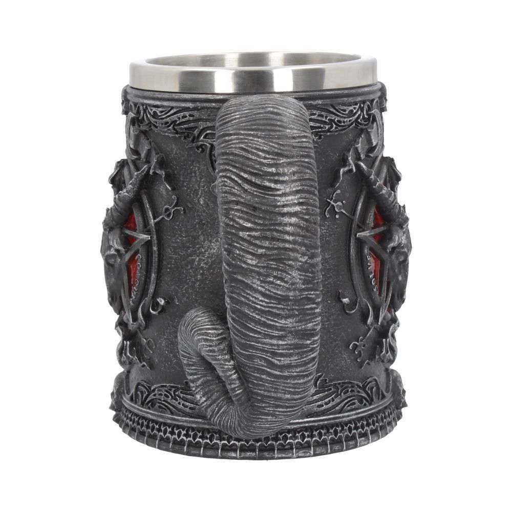 NEMESIS NOW BAPHOMET TANKARD RESIN 16CM BOCCALE