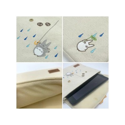 STUDIO GHIBLI MY NEIGHBOUR TOTORO WITH UMBRELLA SATCHEL BAG 21X28CM