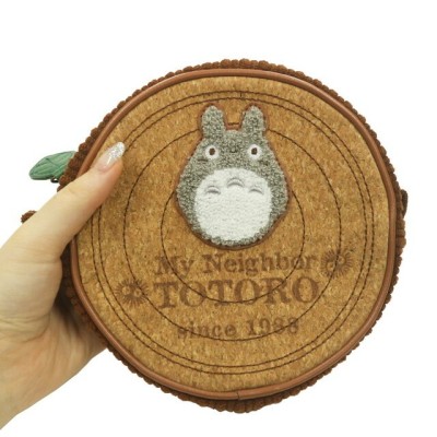 MY NEIGHBOR TOTORO SAGARA ROUND POUCH LOG PURSE BORSETTA STUDIO GHIBLI