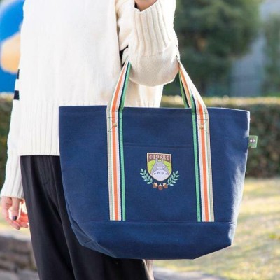 MY NEIGHBOR TOTORO EMBLEM TOTE SHOPPING BAG BORSA STUDIO GHIBLI