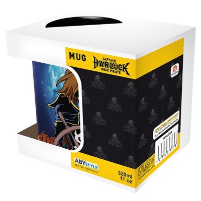 ABYSTYLE CAPTAIN HARLOCK SPACE PIRATE MUG TAZZA IN CERAMICA