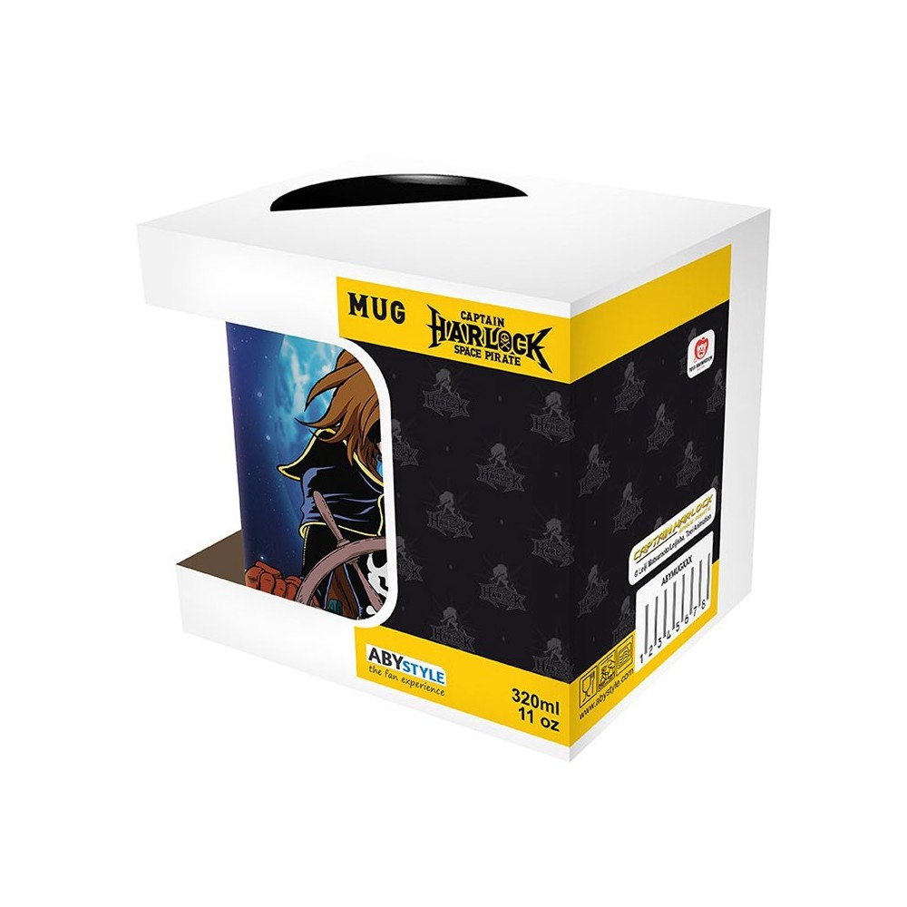 ABYSTYLE CAPTAIN HARLOCK SPACE PIRATE MUG TAZZA IN CERAMICA