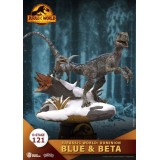 D-STAGE JURASSIC WORLD DOMINION BLUE & BETA STATUA FIGURE DIORAMA BEAST KINGDOM
