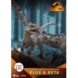 D-STAGE JURASSIC WORLD DOMINION BLUE & BETA STATUA FIGURE DIORAMA BEAST KINGDOM