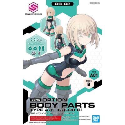 30MS OPTION PARTS TYPE A01 COLOR B PER MODEL KIT BANDAI