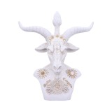 WHITE BAPHOMET BUST FIGURE NEMESIS NOW