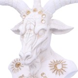 WHITE BAPHOMET BUST FIGURE NEMESIS NOW
