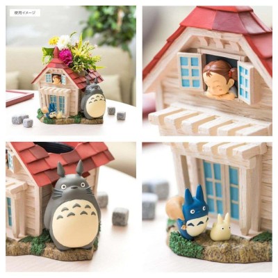 SEMIC MY NEIGHBOUR TOTORO KUSAKABE HOUSE AND TOTORO DIORAMA FLOWER POT