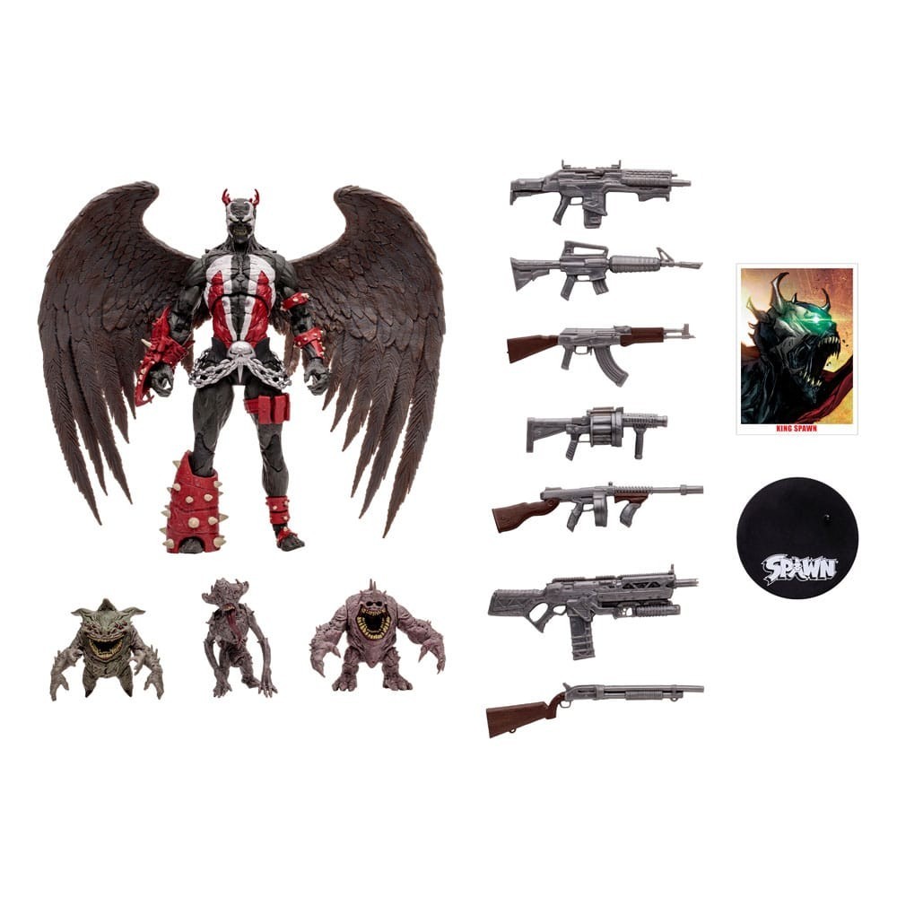MC FARLANE KING SPAWN AND DEMON MINIONS MEGAFIG 30CM ACTION FIGURE