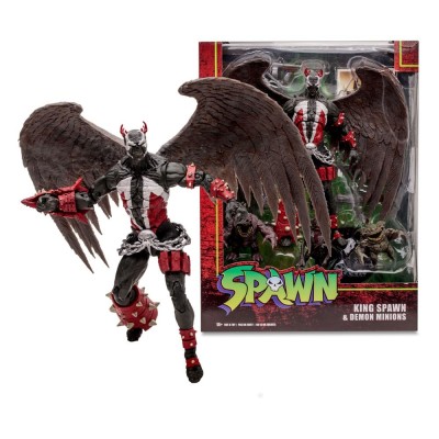 MC FARLANE KING SPAWN AND DEMON MINIONS MEGAFIG 30CM ACTION FIGURE