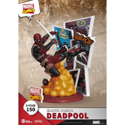 D-STAGE MARVEL COMICS DEADPOOL STATUA FIGURE DIORAMA BEAST KINGDOM