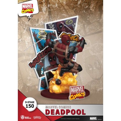 D-STAGE MARVEL COMICS DEADPOOL STATUA FIGURE DIORAMA BEAST KINGDOM