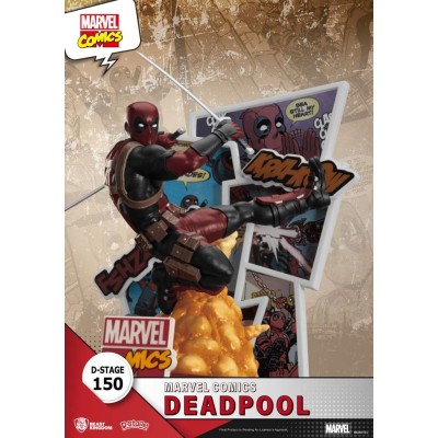 BEAST KINGDOM D-STAGE MARVEL COMICS DEADPOOL STATUE FIGURE DIORAMA