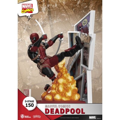 D-STAGE MARVEL COMICS DEADPOOL STATUA FIGURE DIORAMA BEAST KINGDOM