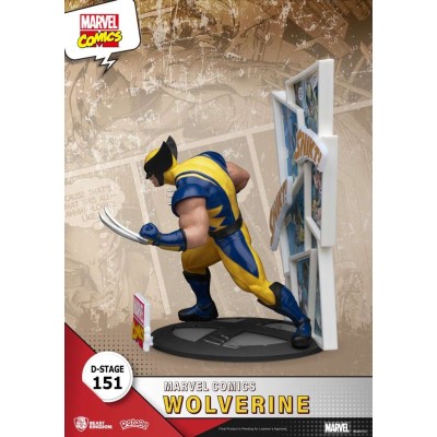 BEAST KINGDOM D-STAGE MARVEL COMICS WOLVERINE STATUE FIGURE DIORAMA