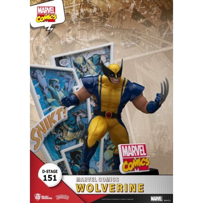 D-STAGE MARVEL COMICS WOLVERINE STATUA FIGURE DIORAMA BEAST KINGDOM