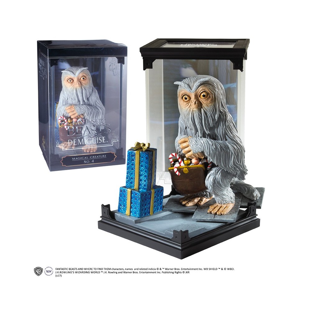NOBLE COLLECTIONS FANTASTIC BEAST MAGICAL CREATURES - DEMIGUISE STATUA FIGURE