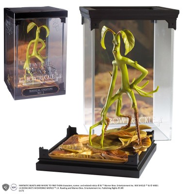 NOBLE COLLECTIONS FANTASTIC BEAST MAGICAL CREATURES - BOWTRUCKLE STATUA FIGURE