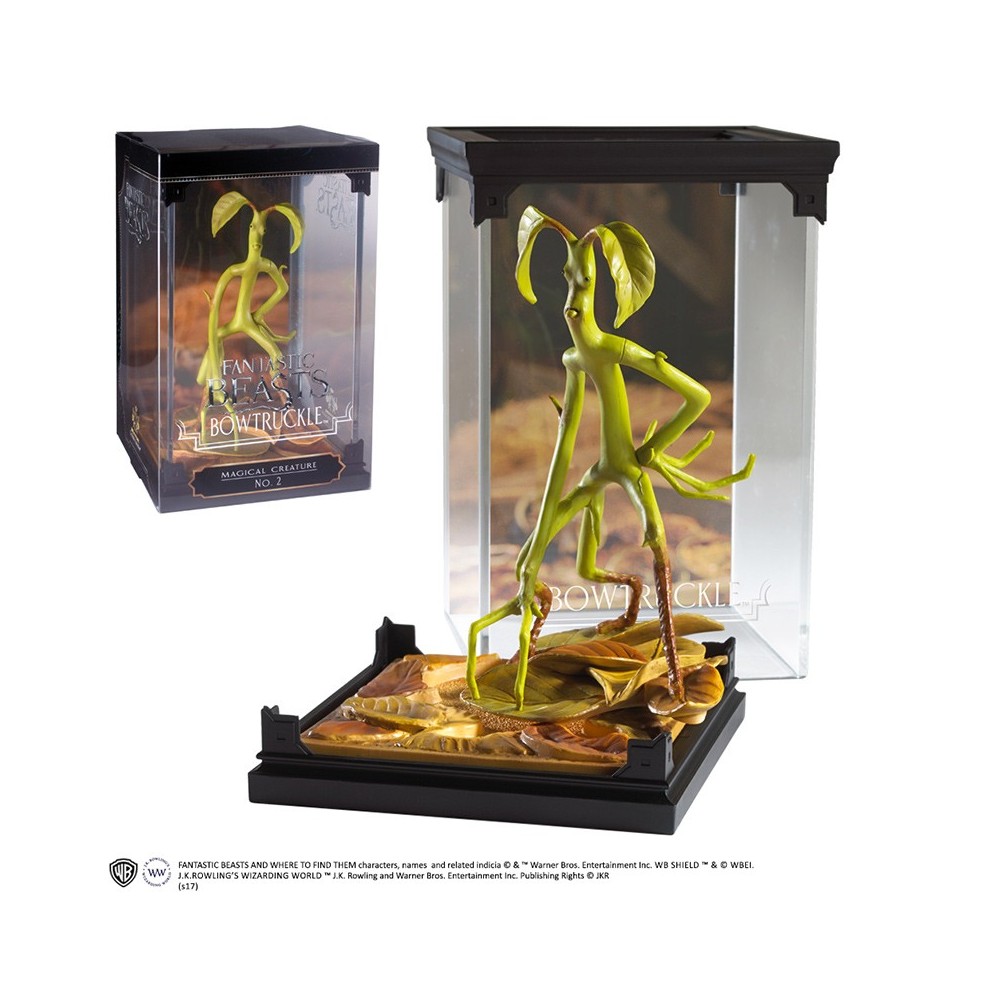 NOBLE COLLECTIONS FANTASTIC BEAST MAGICAL CREATURES - BOWTRUCKLE STATUA FIGURE