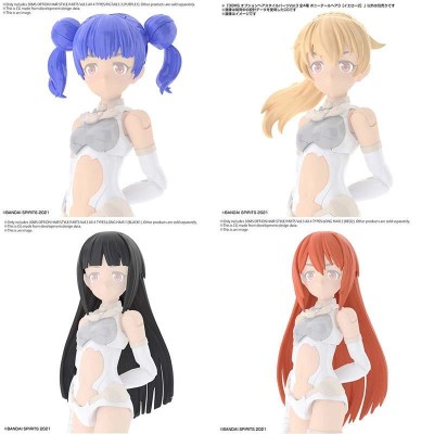 30MS OPTION HAIR STYLE PARTS SET PER MODEL KIT BANDAI