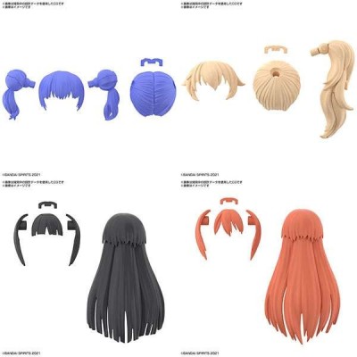 30MS OPTION HAIR STYLE PARTS SET PER MODEL KIT BANDAI