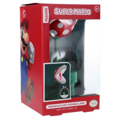 SUPERMARIO PIRANHA PLANT POSABLE LAMP LAMPADA POSABILE PALADONE PRODUCTS