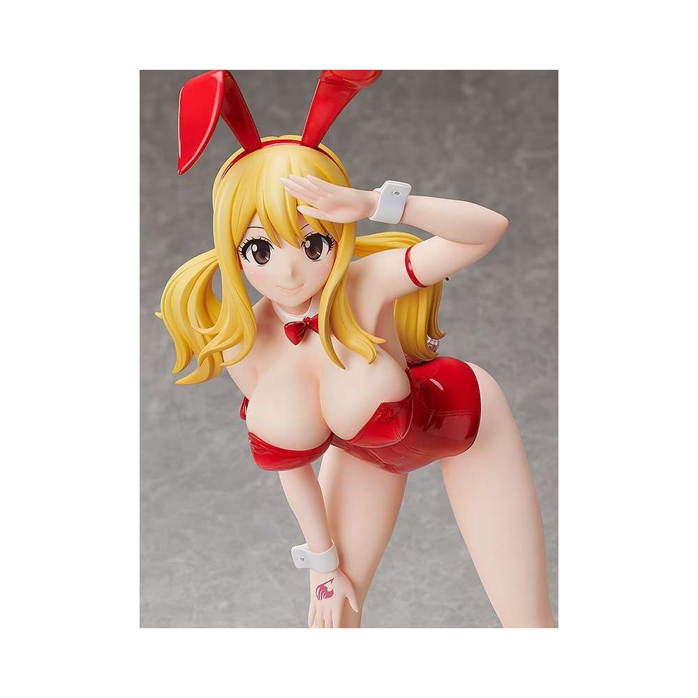FREEING FAIRY TAIL LUCY BARE LEG BUNNY 1/4 STATUE FIGURE