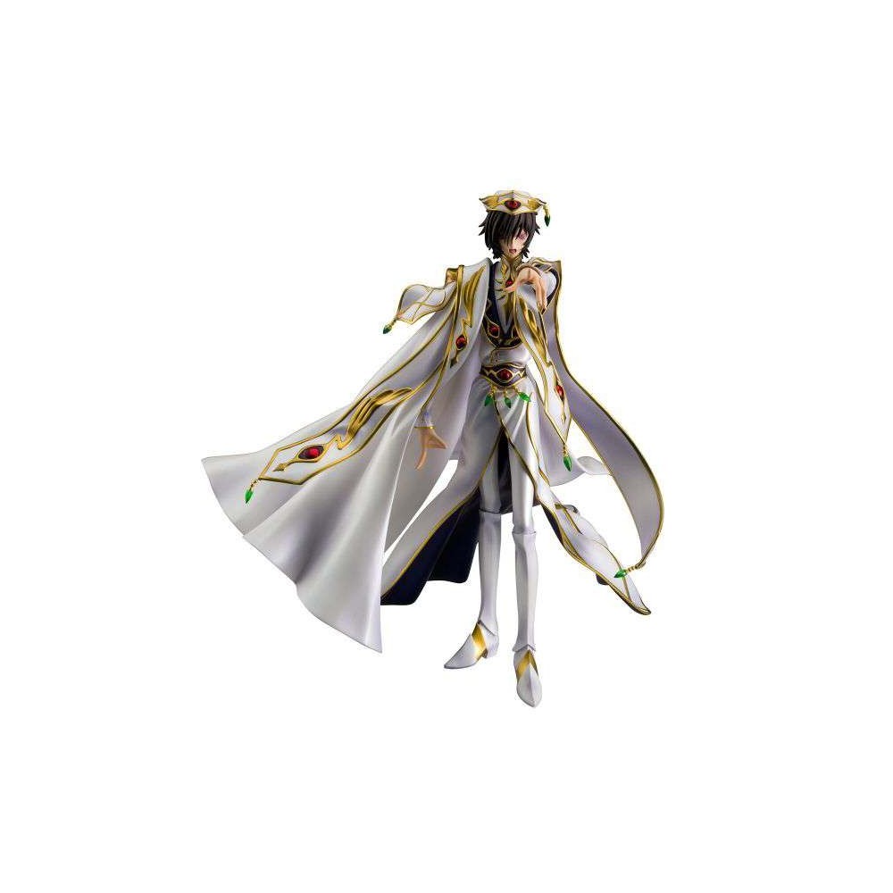 CODE GEASS LELOUCH OF THE REBELLION - C.C. AND LELOUCH GEM SET 2X STATUE FIGURES MEGAHOUSE