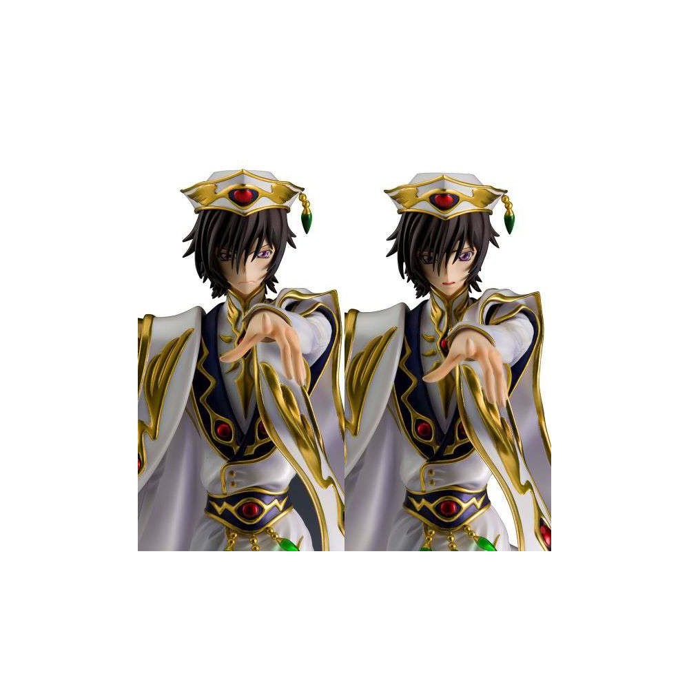 MEGAHOUSE CODE GEASS LELOUCH OF THE REBELLION - C.C. AND LELOUCH GEM SET 2X STATUES FIGURES